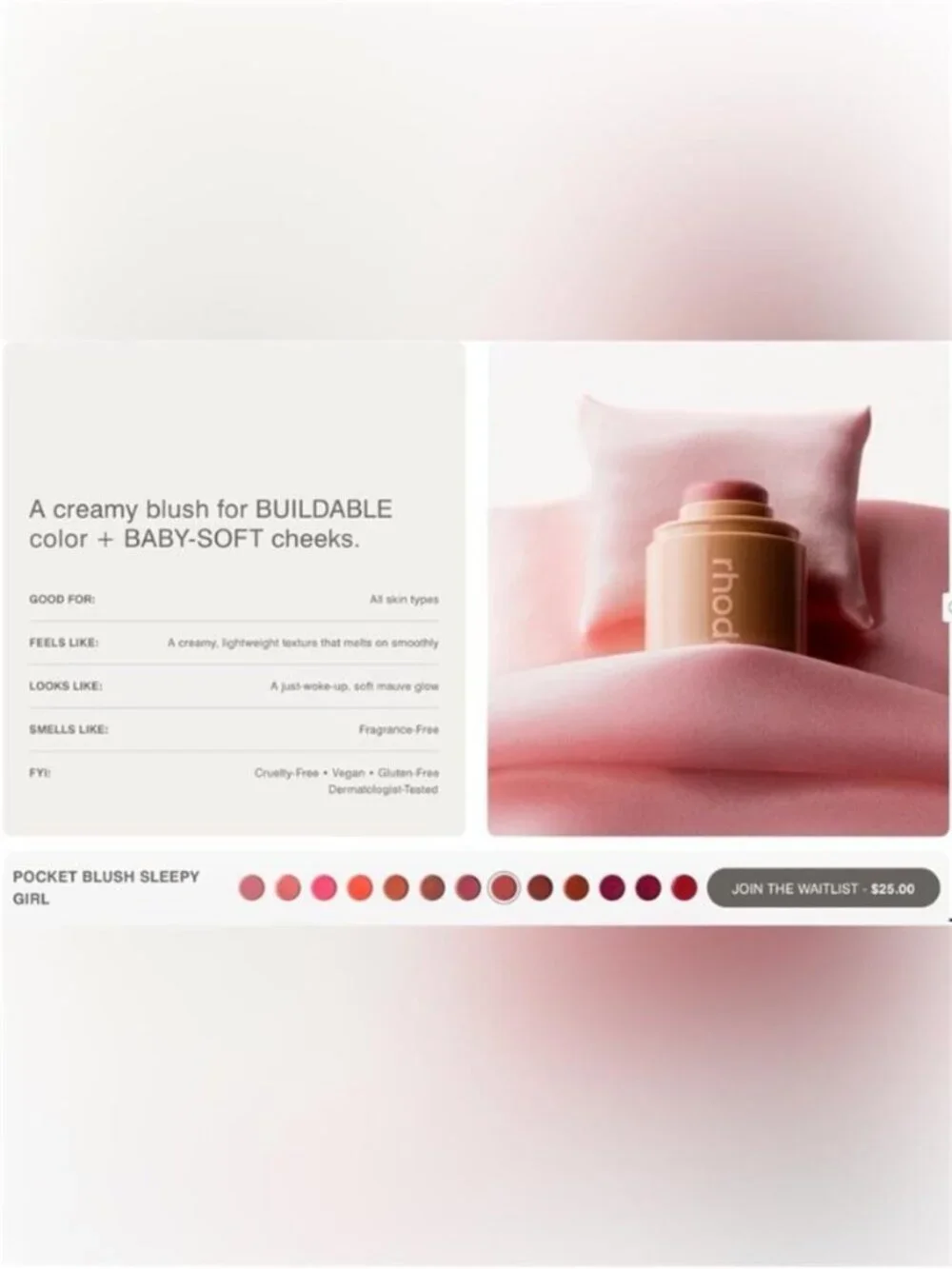 rhode skin little blush